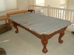 Proper pool table moving process in Chicago Illinois
